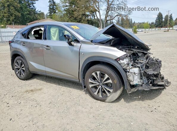 JTJBARBZ4J2158978 2018 LEXUS NX Silver Front right
