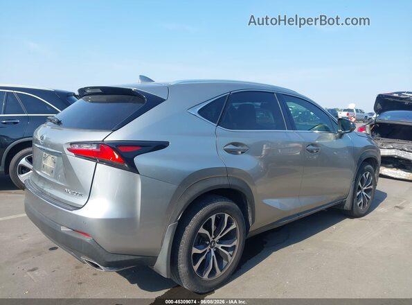 JTJBARBZ5G2085774 2016 LEXUS NX 200T Silver Trasero derecho