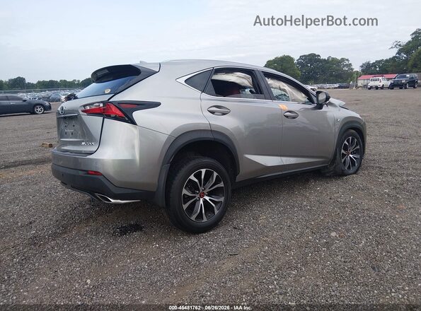 JTJBARBZ5H2110450 2017 LEXUS NX 200T Gray Trasero derecho