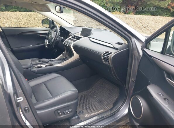 JTJBARBZ6G2066246 2016 LEXUS NX 200T Gray Front interior view