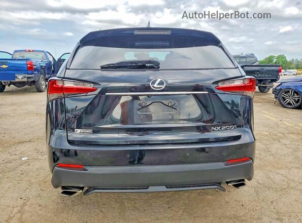 JTJBARBZ6G2089719 2016 LEXUS NX Black Rear view