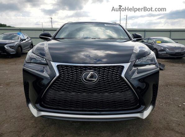JTJBARBZ6G2089719 2016 LEXUS NX Black Front view