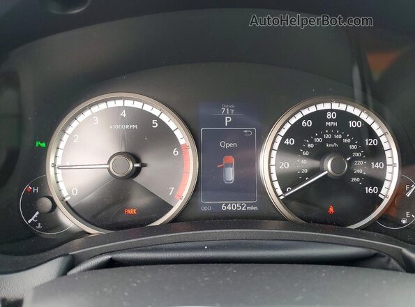 JTJBARBZ6G2089719 2016 LEXUS NX Black Instrument cluster view