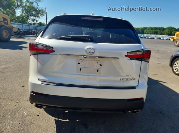 JTJBARBZ6H2123336 2017 LEXUS NX White Հետևի տեսք
