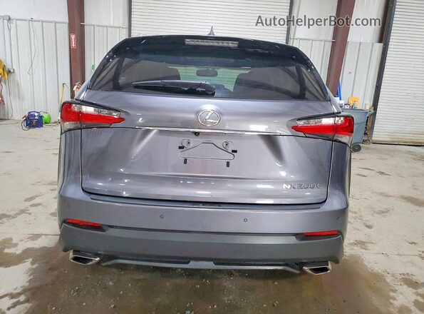 JTJBARBZ6H2131632 2017 LEXUS NX Gray Rear view