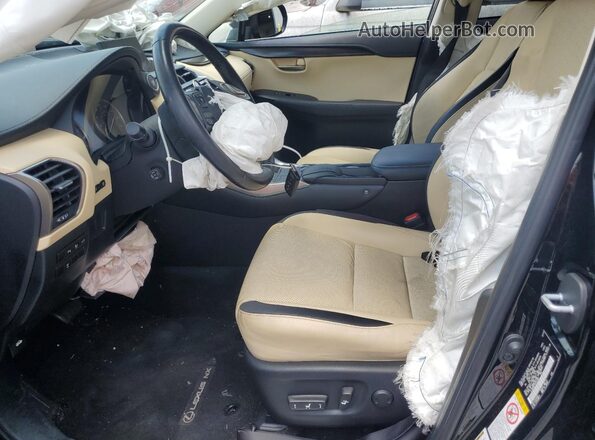 JTJBARBZ7G2061069 2016 LEXUS NX Black Вид салону спереду