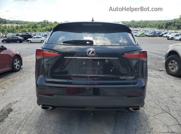 JTJBARBZ7G2061069 2016 LEXUS NX Black Вид ззаду