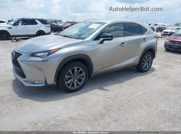JTJBARBZ7G2066109 2016 LEXUS NX 200T Silver Front left