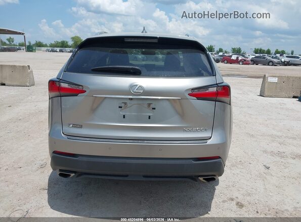 JTJBARBZ7G2066109 2016 LEXUS NX 200T Silver 