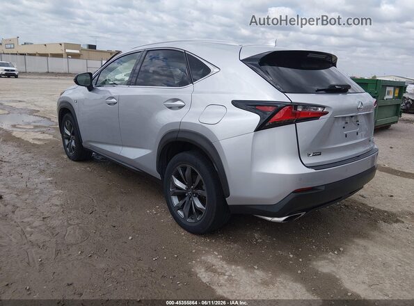 JTJBARBZ7H2106576 2017 LEXUS NX 200T Silver Հետևի ձախ