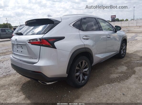 JTJBARBZ7H2106576 2017 LEXUS NX 200T Silver Հետևի աջ
