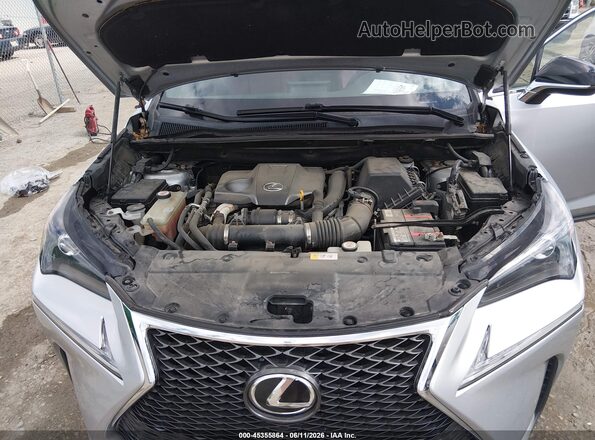 JTJBARBZ7H2106576 2017 LEXUS NX 200T Silver Հետևի տեսք