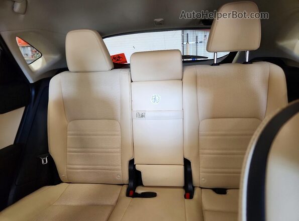 JTJBARBZ8G2050890 2016 LEXUS NX Красный Вид задних сидений