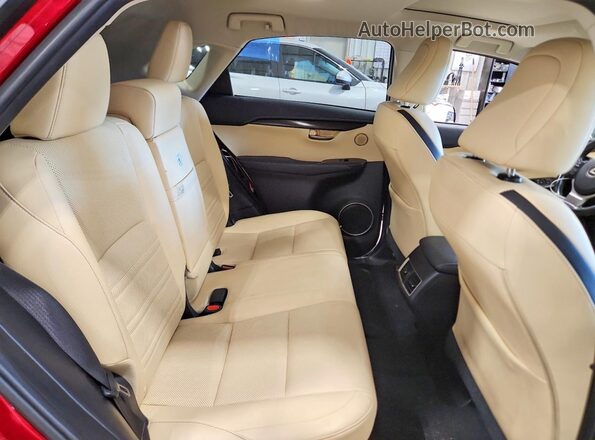 JTJBARBZ8G2050890 2016 LEXUS NX Красный Вид задней части салона