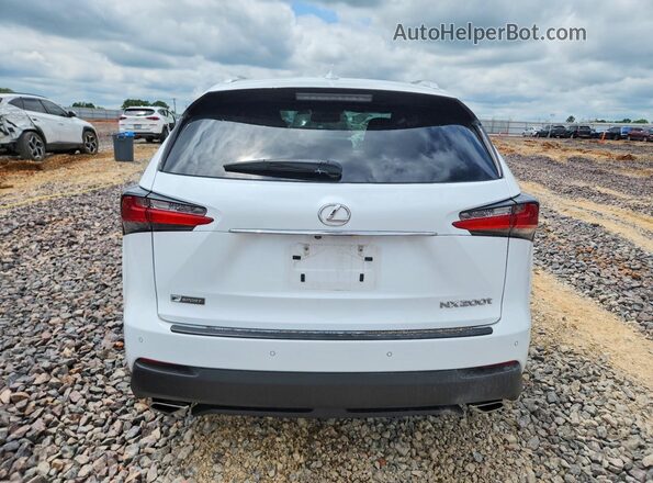 JTJBARBZ8G2090435 2016 LEXUS NX White უკანა ხედი