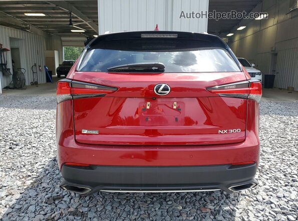 JTJBARBZ9J2155204 2018 LEXUS NX Red 