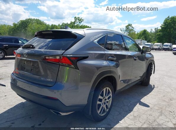 JTJBARBZXG2062765 2016 LEXUS NX 200T Gray Հետևի աջ