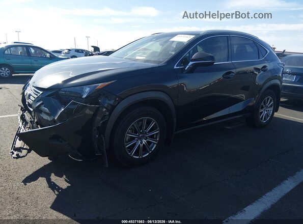 JTJBARBZXK2192943 2019 LEXUS NX 300 Black Առջևի ձախ երեք քառորդ տեսարան