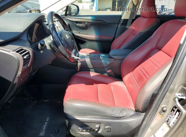 JTJBJRBZ0J2096320 2018 LEXUS NX Серый Вид салона спереди