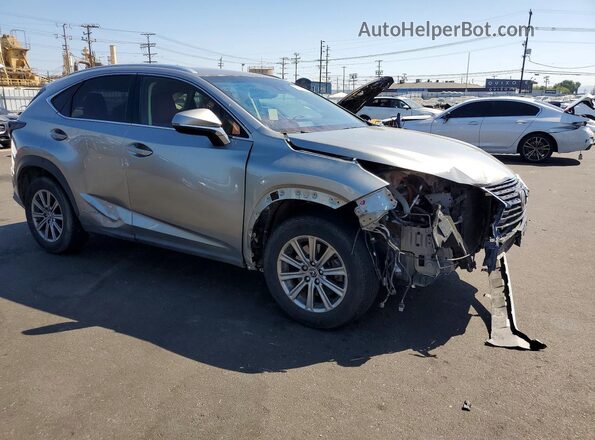 JTJBJRBZ0J2096320 2018 LEXUS NX Серый Передняя правая четверть