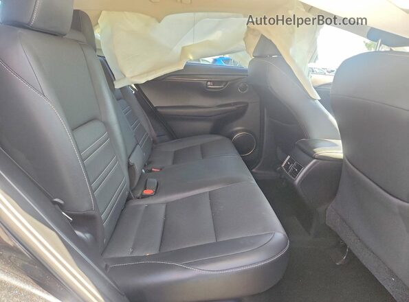 JTJBJRBZ2J2082371 2018 LEXUS NX Black Հետևի նստատեղերի տեսք