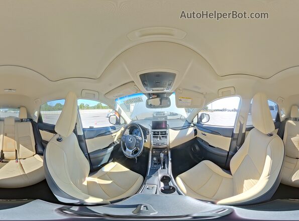 JTJBJRBZ2K2114706 2019 LEXUS NX White Панорамний вид салону 360°