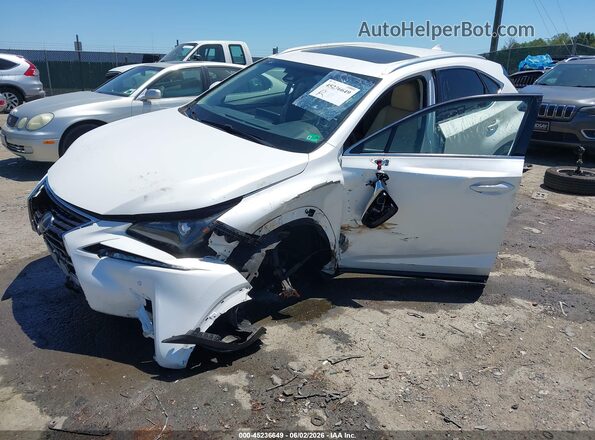 JTJBJRBZ3J2090687 2018 LEXUS NX 300H White Vista tres cuartos delantera izquierda
