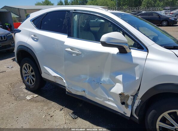 JTJBJRBZ3J2090687 2018 LEXUS NX 300H White 