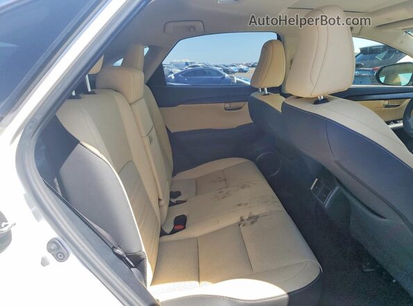 JTJBJRBZ4J2085059 2018 LEXUS NX White Rear interior view