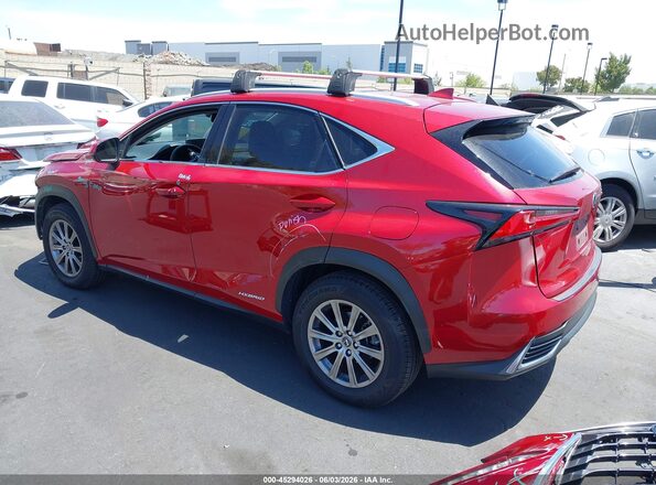 JTJBJRBZ7K2099202 2019 LEXUS NX 300H Red Tył lewy