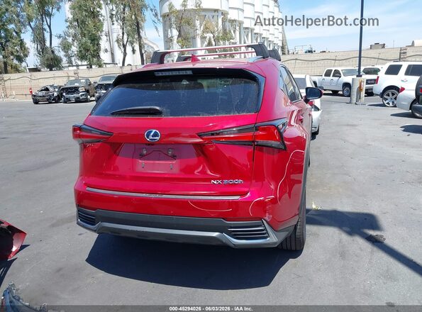 JTJBJRBZ7K2099202 2019 LEXUS NX 300H Red 