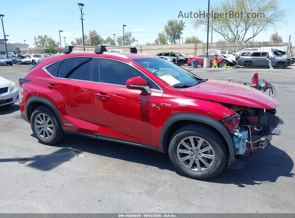 JTJBJRBZ7K2099202 2019 LEXUS NX 300H Red Widok wnętrza 360 stopni