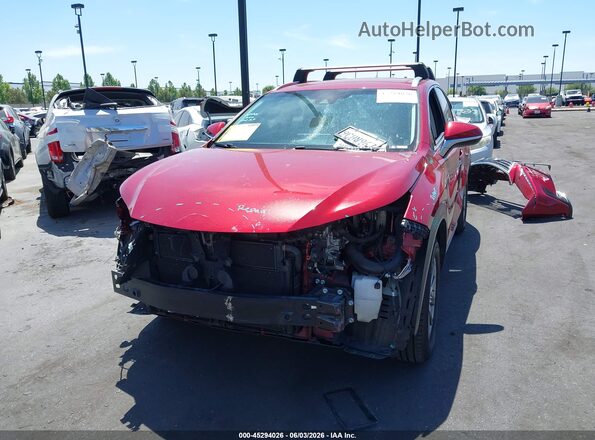JTJBJRBZ7K2099202 2019 LEXUS NX 300H Red Widok wnętrza z tyłu