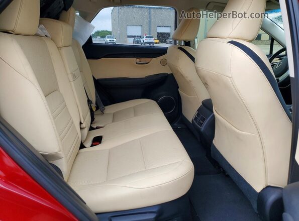 JTJBJRBZ8H2055105 2017 LEXUS NX Burgundy Հետևի նստատեղերի տեսք
