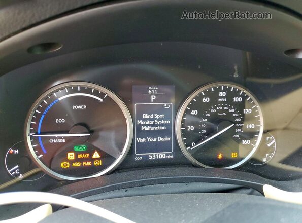 JTJBJRBZ8H2055105 2017 LEXUS NX Burgundy Սարքավորումների վահանակի տեսք