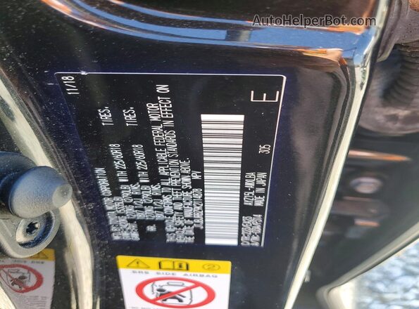 JTJBJRBZ9K2114878 2019 LEXUS NX Black Widok naklejki z numerem VIN