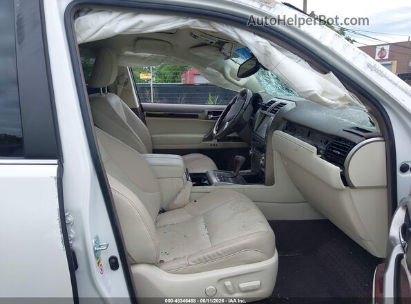JTJBM7FX1K5220972 2019 LEXUS GX 460 White Widok wnętrza z przodu