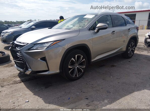 JTJBZMCA9J2037495 2018 LEXUS RX 350 Silver Առջևի ձախ երեք քառորդ տեսարան