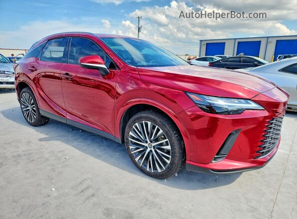 JTJCHMAA0R2012961 2024 LEXUS RX Red Delantero derecho
