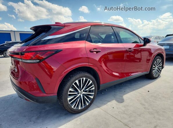 JTJCHMAA0R2012961 2024 LEXUS RX Red Trasero derecho
