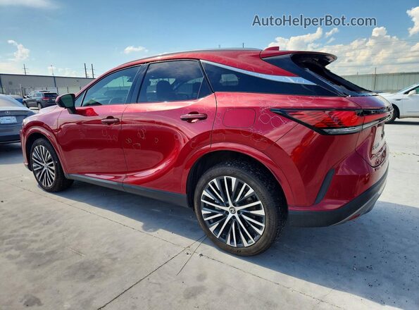 JTJCHMAA0R2012961 2024 LEXUS RX Red Trasero izquierdo