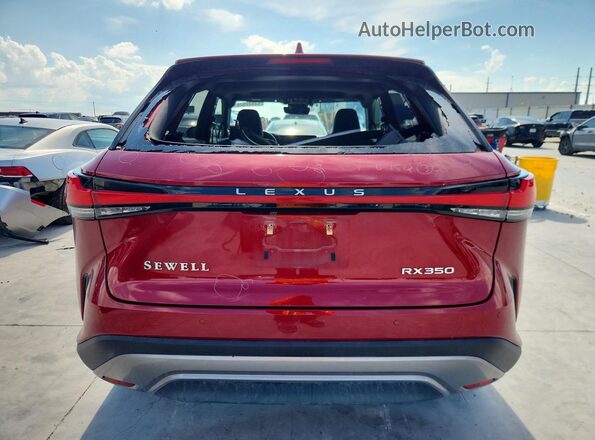 JTJCHMAA0R2012961 2024 LEXUS RX Red Vista trasera