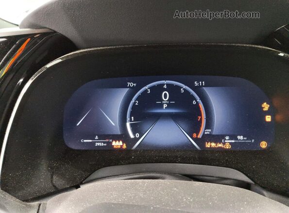 JTJCHMAA0T2034840 2026 LEXUS RX Charcoal Vista del cuadro de instrumentos