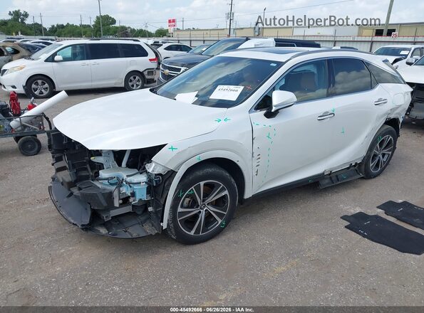 JTJCHMAA5R2012292 2024 LEXUS RX 350 White წინა მარცხენა ხედი სამი მეოთხედიდან