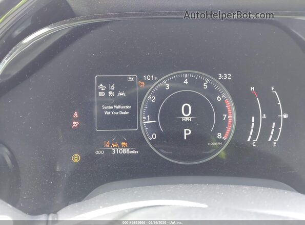 JTJCHMAA5R2012292 2024 LEXUS RX 350 White უკანა სავარძლების ხედი
