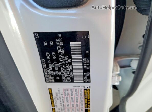 JTJCHMAA7P2006667 2023 LEXUS RX White Vista de la etiqueta del VIN