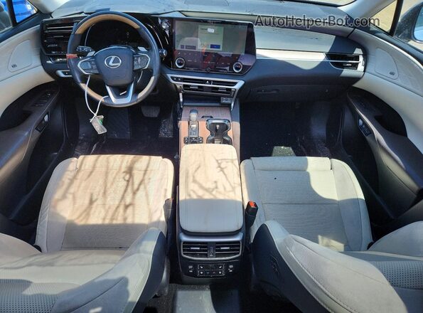JTJCJMGA3S2023941 2025 LEXUS RX Silver Առջևի վահանակի տեսք