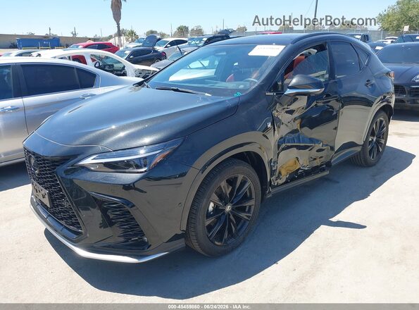 JTJCKCEZ2T2081136 2026 LEXUS NX 350H Black Առջևի ձախ երեք քառորդ տեսարան