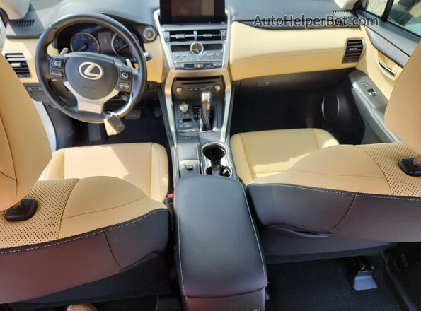 JTJDARBZ0L5009722 2020 LEXUS NX300 White წინა პანელის ხედი