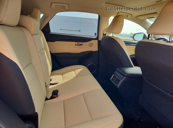 JTJDARBZ0L5009722 2020 LEXUS NX300 White უკანა სალონის ხედი